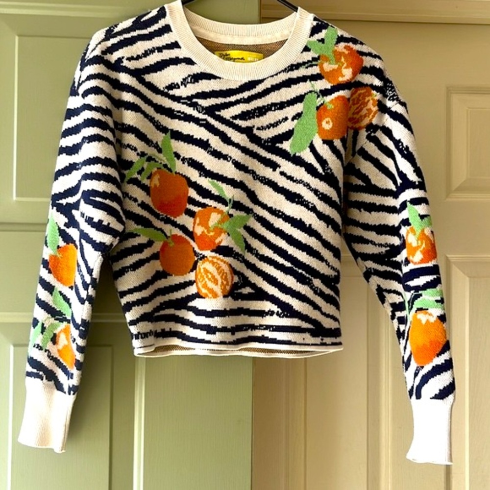 Anthropology Mauve Statement Sweater